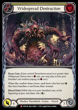 Widespread Destruction (Rainbow Foil) - Dusk till Dawn (Majestic) [DTD-138]