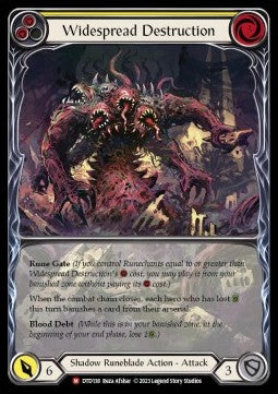 Widespread Destruction (Extended Art Rainbow Foil) - Dusk till Dawn (Majestic) [DTD-138]
