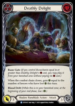 Deathly Delight (Blue) (Regular) - Dusk till Dawn (Rare) [DTD-145]