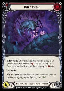 Rift Skitter (Red) (Rainbow Foil) - Dusk till Dawn (Common) [DTD-152]
