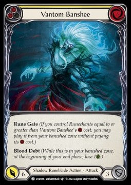 Vantom Banshee (Yellow) (Rainbow Foil) - Dusk till Dawn (Common) [DTD-156]
