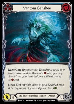 Vantom Banshee (Blue) (Rainbow Foil) - Dusk till Dawn (Common) [DTD-157]