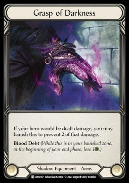 Grasp of Darkness (Cold Foil) - Dusk till Dawn (Common) [DTD-167]