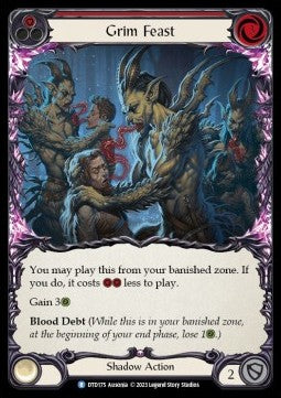Grim Feast (Red) (Regular) - Dusk till Dawn (Rare) [DTD-175]