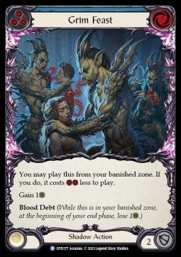 Grim Feast (Blue) (Regular) - Dusk till Dawn (Rare) [DTD-177]