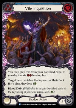Vile Inquisition (Blue) (Regular) - Dusk till Dawn (Rare) [DTD-180]