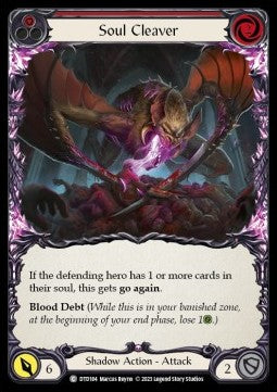 Soul Cleaver (Red) (Rainbow Foil) - Dusk till Dawn (Common) [DTD-184]