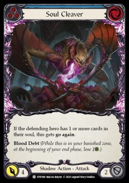 Soul Cleaver (Blue) (Rainbow Foil) - Dusk till Dawn (Common) [DTD-186]