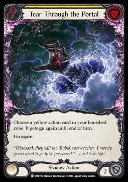 Tear Through the Portal (Yellow) (Rainbow Foil) - Dusk till Dawn (Common) [DTD-191]