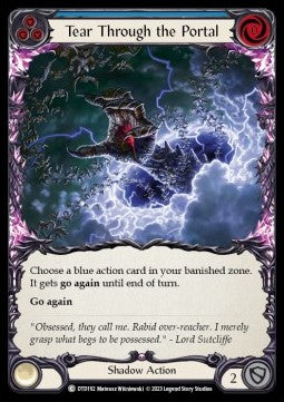 Tear Through the Portal (Blue) (Rainbow Foil) - Dusk till Dawn (Common) [DTD-192]