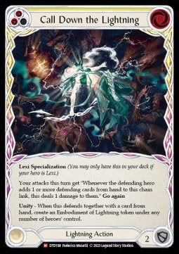 Call Down the Lightning (Rainbow Foil) - Dusk till Dawn (Majestic) [DTD-198]
