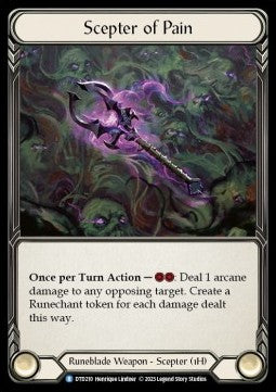 Scepter of Pain (Regular) - Dusk till Dawn (Rare) [DTD-210]