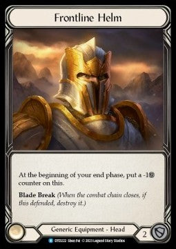 Frontline Helm (Regular) - Dusk till Dawn (Rare) [DTD-222]
