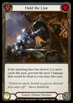 Hold the Line (Rainbow Foil) - Dusk till Dawn (Majestic) [DTD-228]