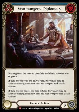 Warmonger's Diplomacy (Regular) - Dusk till Dawn (Majestic) [DTD-230]