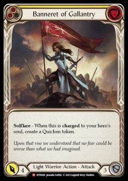 Banneret of Gallantry (Rainbow Foil) - Dusk till Dawn (Majestic) [DTD-049]