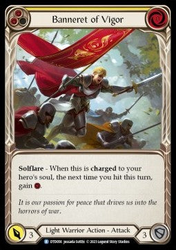 Banneret of Vigor (Rainbow Foil) - Dusk till Dawn (Rare) [DTD-056]
