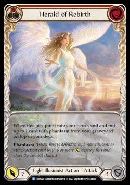 Herald of Rebirth (Red) (Extended Art Regular) - Dusk till Dawn (Rare) [DTD-020]