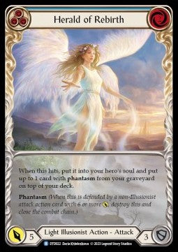 Herald of Rebirth (Blue) (Extended Art Regular) - Dusk till Dawn (Rare) [DTD-022]