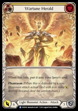 Wartune Herald (Yellow) (Extended Art Regular) - Dusk till Dawn (Rare) [DTD-030]