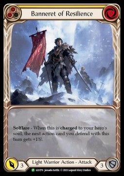 Banneret of Resilience (Extended Art Rainbow Foil) - LGS Promos (Promo) [LGS-179]