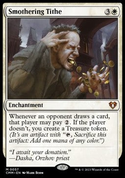 Smothering Tithe - Commander Masters (Mythic) [CMM-57]