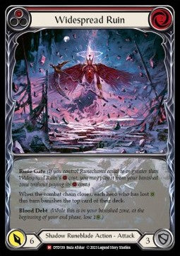 Widespread Ruin (Extended Art Rainbow Foil) - Dusk till Dawn (Majestic) [DTD-139]