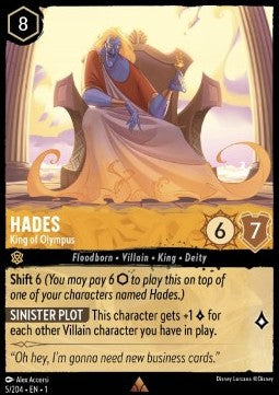 Hades - King of Olympus (V.1) - The First Chapter (Rare) [1TFC-5]