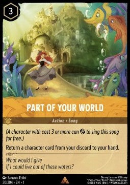 Part of Your World - The First Chapter (Rare) [1TFC-30]