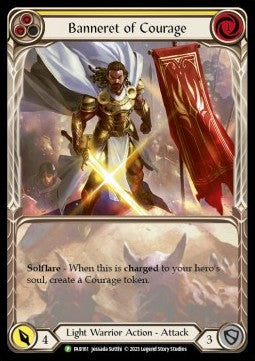 Banneret of Courage (Extended Art Rainbow Foil) - FAB Promos (Promo) [FAB-161]
