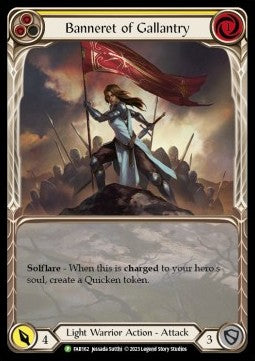 Banneret of Gallantry (Extended Art Rainbow Foil) - FAB Promos (Promo) [FAB-162]