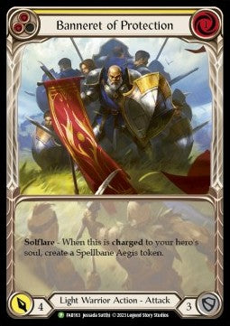 Banneret of Protection (Extended Art Rainbow Foil) - FAB Promos (Promo) [FAB-163]