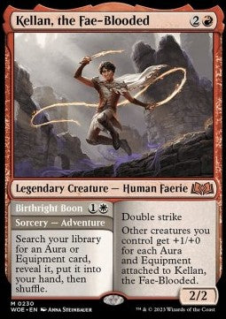 Kellan, the Fae-Blooded // Birthright Boon - Wilds of Eldraine (Mythic) [WOE-230]