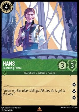 Hans - Scheming Prince - The First Chapter (Rare) [1TFC-78]