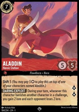 Aladdin - Heroic Outlaw (V.1) - The First Chapter (Super Rare) [1TFC-104]