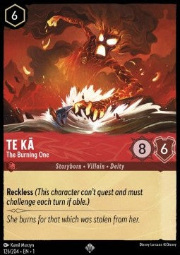 Te Kā - The Burning One - The First Chapter (Super Rare) [1TFC-126]