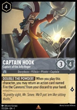 Captain Hook - Captain of the Jolly Roger - The First Chapter (Rare) [1TFC-173]