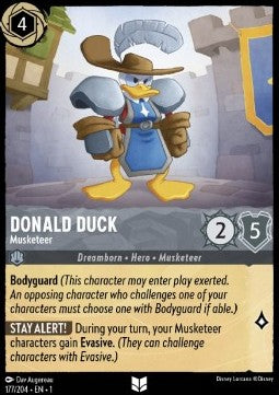 Donald Duck - Musketeer - The First Chapter (Uncommon) [1TFC-177]