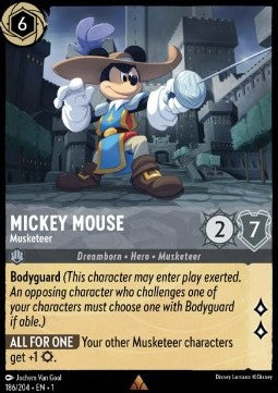 Mickey Mouse - Musketeer - The First Chapter (Rare) [1TFC-186]