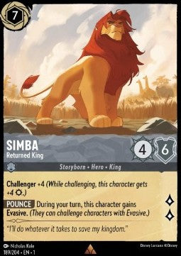 Simba - Returned King (V.1) - The First Chapter (Rare) [1TFC-189]
