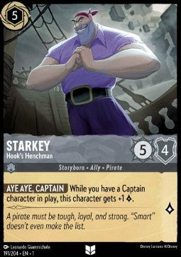 Starkey - Hook's Henchman - The First Chapter (Uncommon) [1TFC-191]
