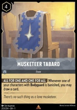 Musketeer Tabard - The First Chapter (Rare) [1TFC-203]