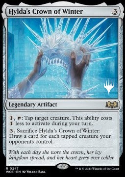 Hylda's Crown of Winter (V.2) - Wilds of Eldraine: Promos (Rare) [PWOE-247]
