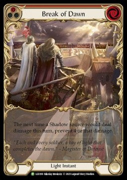 Break of Dawn (Red) (Extended Art Rainbow Foil) - LGS Promos (Promo) [LGS-169]