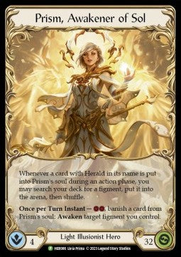 Prism, Awakener of Sol (Cold Foil) - Hero Promos (Promo) [HER-086]