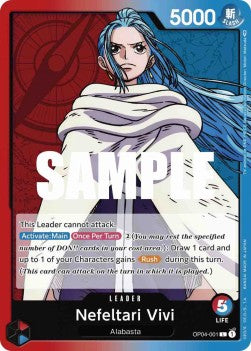 Nefeltari Vivi (OP04-001) (V.1) - Kingdoms of Intrigue (Leader) [OP04-001]