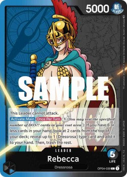 Rebecca (OP04-039) (V.1) - Kingdoms of Intrigue (Leader) [OP04-039]