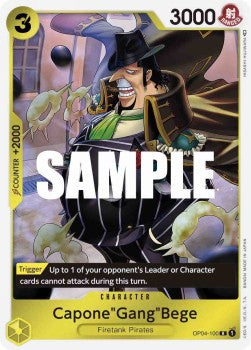Capone"Gang"Bege" (OP04-100) (V.1) - Kingdoms of Intrigue (Rare) [OP04-100]