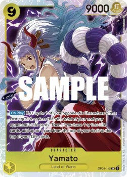 Yamato (OP04-112) (V.1) - Kingdoms of Intrigue (Super Rare) [OP04-112]
