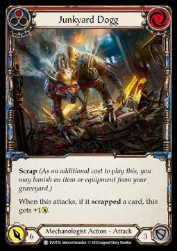 Junkyard Dogg (Red) (Rainbow Foil) - Bright Lights (Common) [EVO-126]
